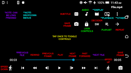 Precise Frame mpv Video Player PC