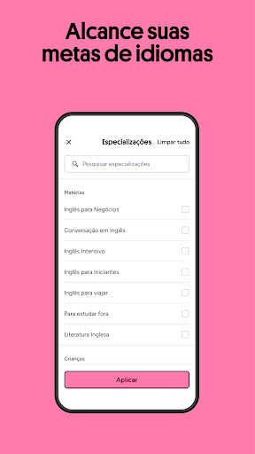 Preply: aprender inglês e mais para PC