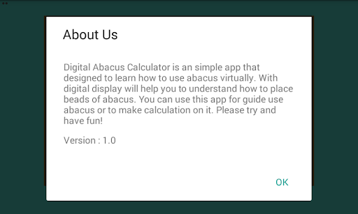 Digital Abacus Calculator