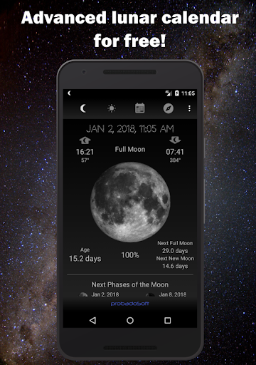 komputer Moon Phase Calendar