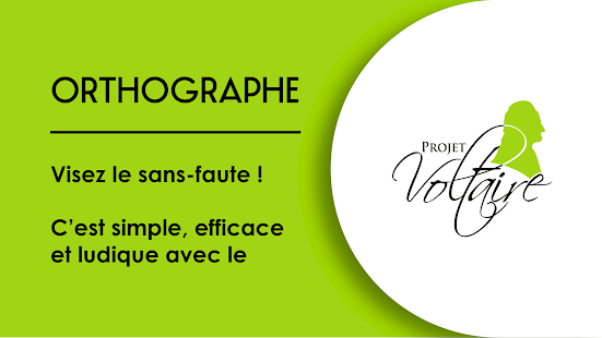Orthographe Projet Voltaire PC