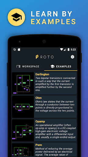 PROTO - circuit simulator PC