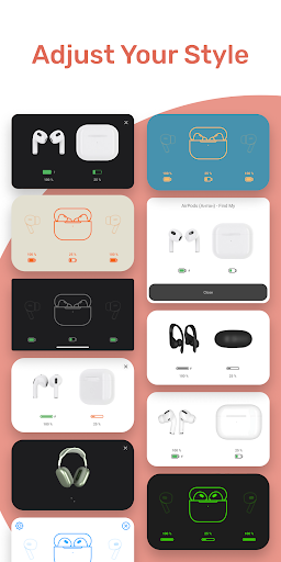 MaterialPods: AirPods battery পিসি