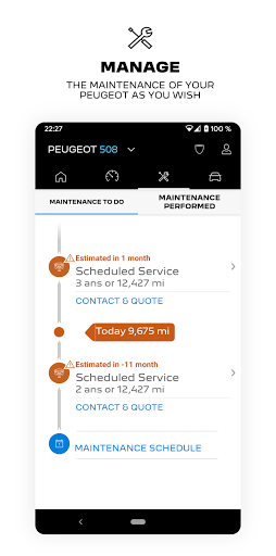 MYPEUGEOT APP الحاسوب