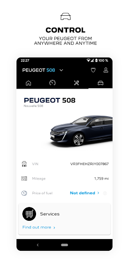 MYPEUGEOT APP الحاسوب