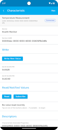 LightBlue® — Bluetooth LE