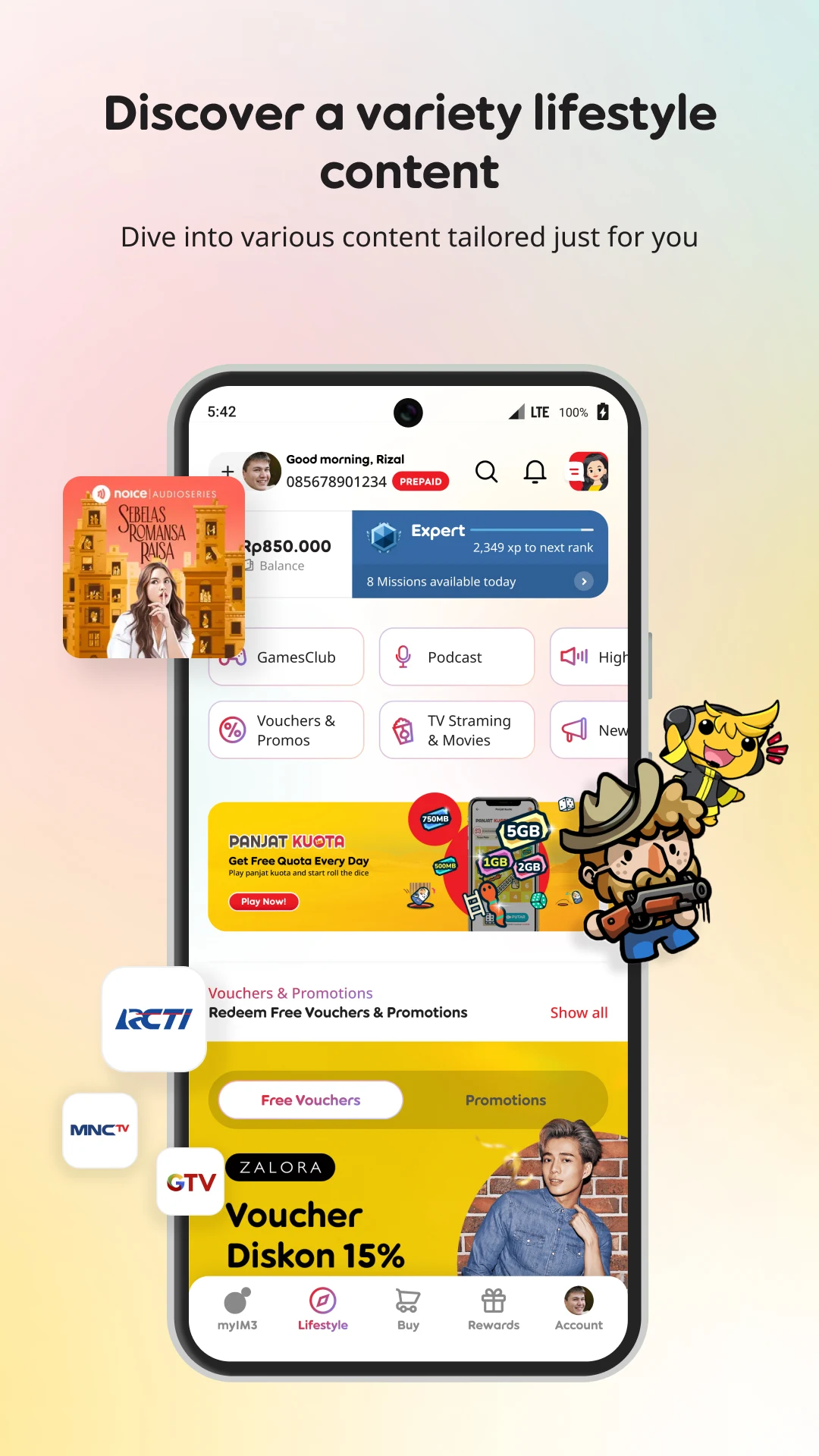 myIM3 - Cek Kuota & Beli Paket Internet PC