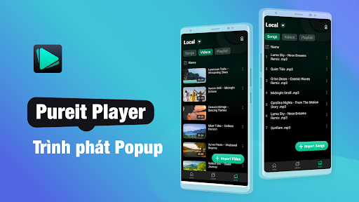 Pureit - Trình phát Popup PC