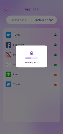 Purple Applock & Fast Internet الحاسوب