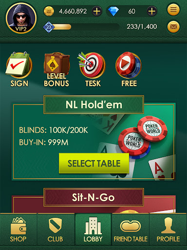 Poker World: Texas hold'em ПК