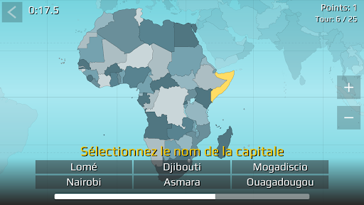 Carte du monde Quiz