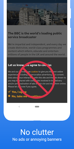 komputer Pluma: private & fast browser