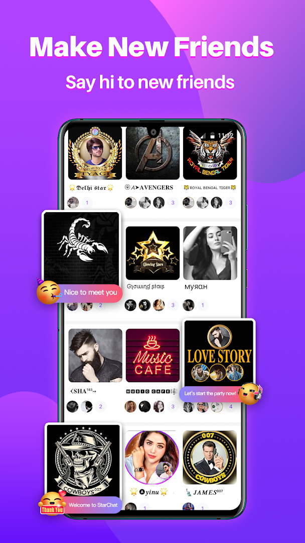 StarChat - Global Free Voice Chat Rooms PC