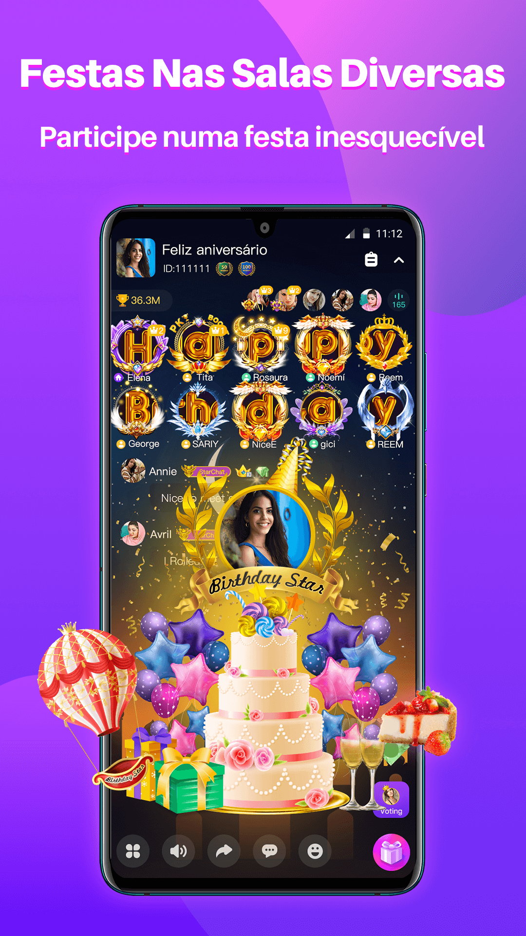 StarChat-Group Voice Chat Room para PC