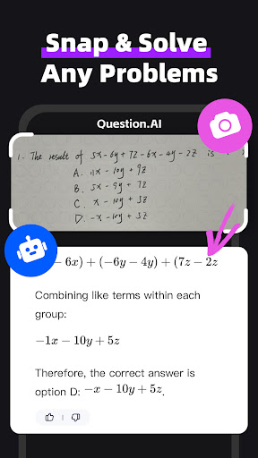 Question.AI - Chatbot&Math AI الحاسوب