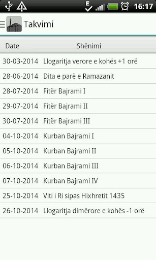 Takvimi - Shqip PC