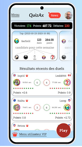 Bataille de quiz multijoueur