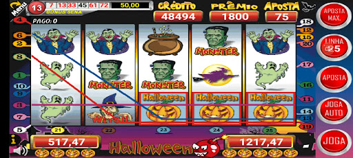 Caça Níquel Halloween Sena para PC