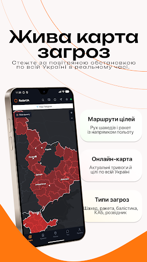Карта Тривог - RadarUA PC