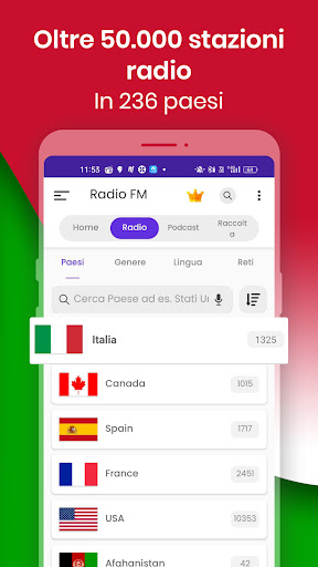 Radio FM: Live Italian Radios