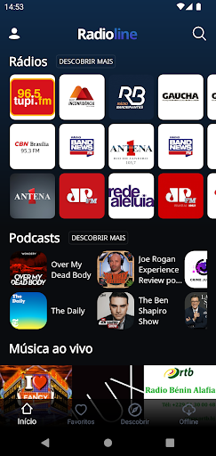Radioline: Rádio e Podcasts para PC