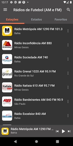 Rádios de Futebol (AM e FM) para PC