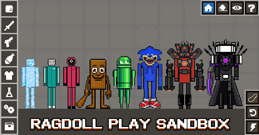 komputer Ragdoll Play Sandbox