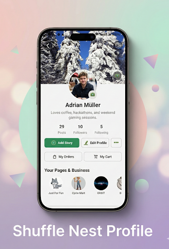 ShuffleNest: Video,Call & Shop পিসি