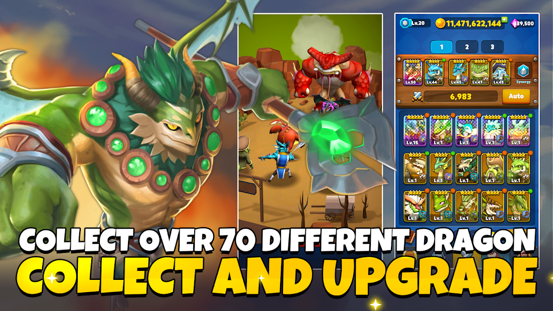 Coin Dragon Master - AFK Slot RPG PC