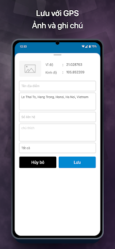 Lưu vị trí GPS PC