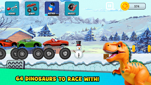 komputer Monster Trucks Dinosaur 4 Kids