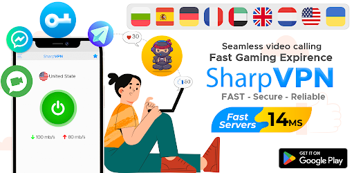 komputer SharpVPN - Secure & Fast VPN
