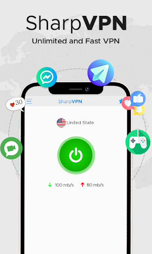 komputer SharpVPN - Secure & Fast VPN