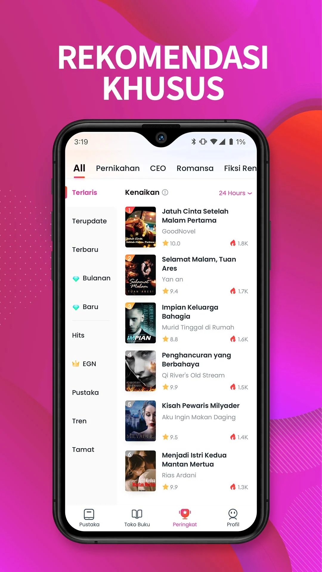 GoodNovel –  WebNovel & Buku PC