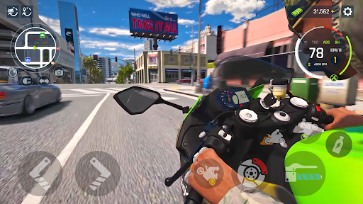 Real Motocycle Driving Game 3D পিসি