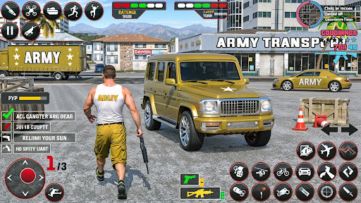 komputer Army Car Truck Transport Games