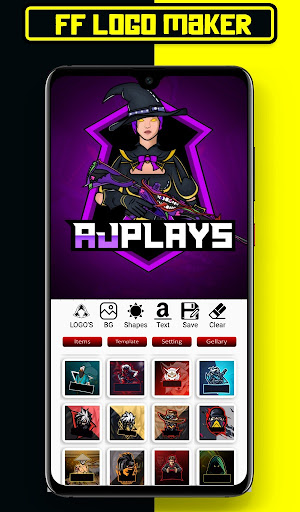 komputer FF Logo ဖန်တီးသူ | Esports ဂိမ