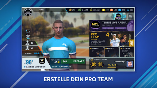 Tennis Manager Mobile