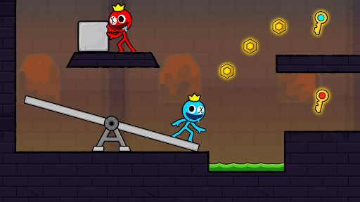 Red and Blue Stickman 2 Game for Android - Download