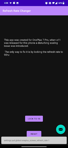 Refresh Rate Changer - OnePlus PC