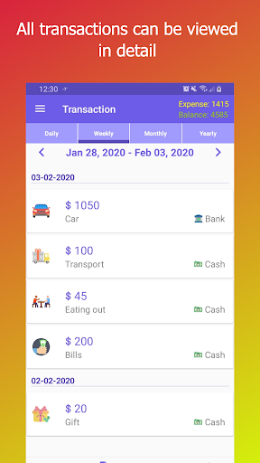 Expense Tracker Budget Planner পিসি