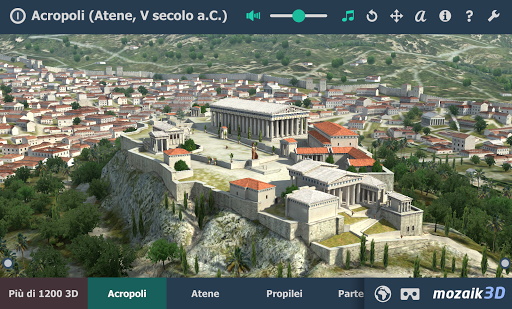 Acropoli di Atene in 3D PC
