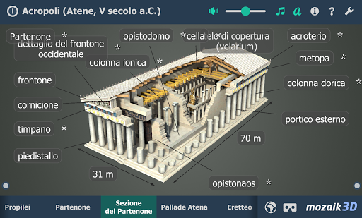 Acropoli di Atene in 3D PC