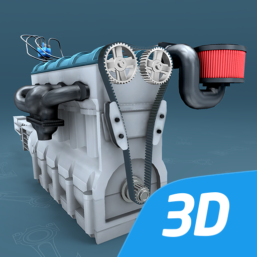 Viertaktmotor (Ottomotor) 3D PC