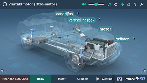 Viertaktmotor (Ottomotor) 3D PC