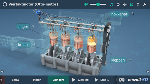 Viertaktmotor (Ottomotor) 3D PC