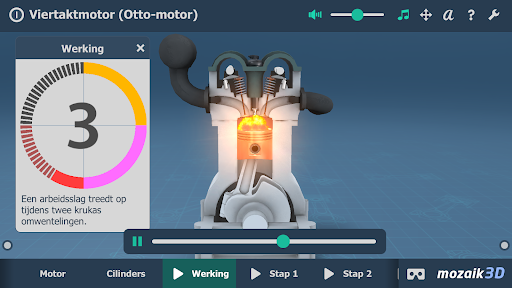 Viertaktmotor (Ottomotor) 3D PC