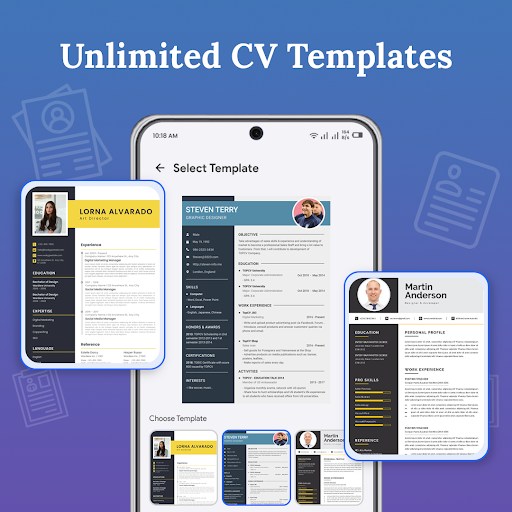 komputer Resume Builder: CV maker PDF