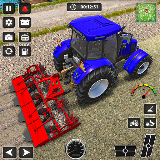 Boerenleven: tractorrijden