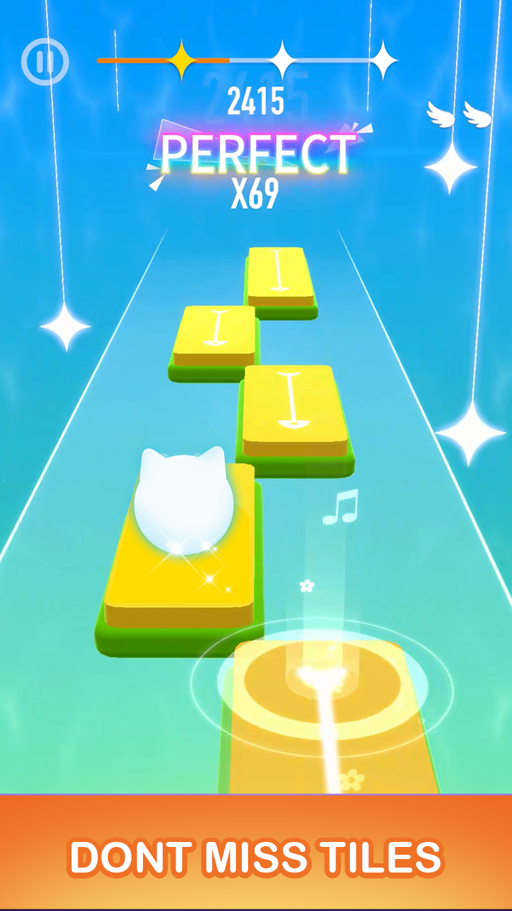 Dancing Cats - Music Tiles PC